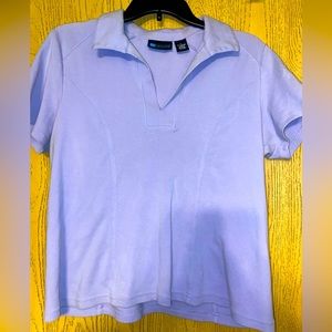 No button Lilac polo